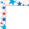 Great Papers! Red, White and Blue Stars Patriotic Stationery Letterhead, Invitations and Announcements, Printer Friendly, 8.5"x11", 80 Pack